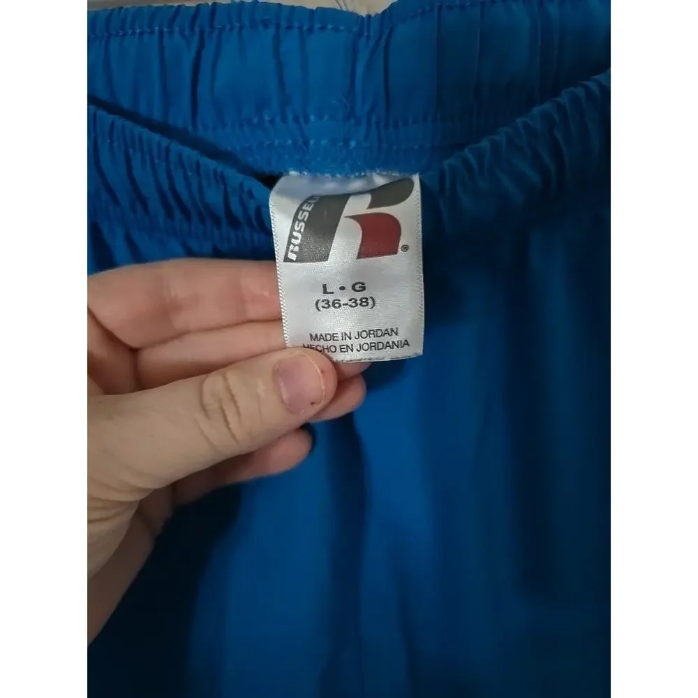 Russell Athletics Blue Dri-Power Essential Performance Shorts Men's Size Large‎